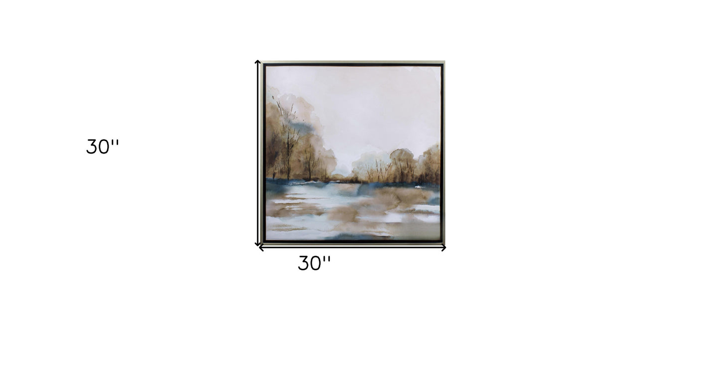 Silent Still Watercolor Canvas Wall Art