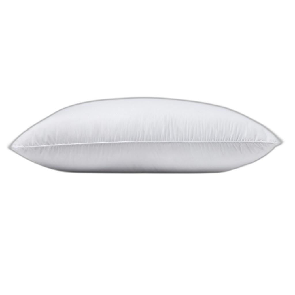 Set Of 2 Lux Sateen Down Alternative Queen Size Firm Pillows