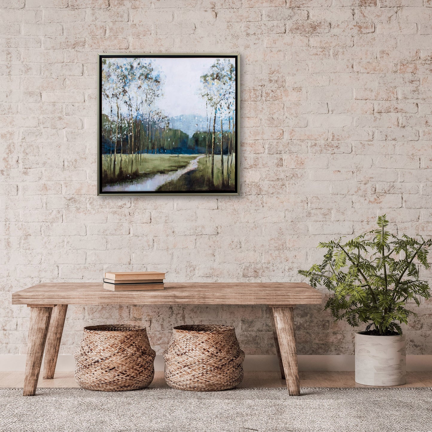 Walk in the Forest Canvas Wall Art