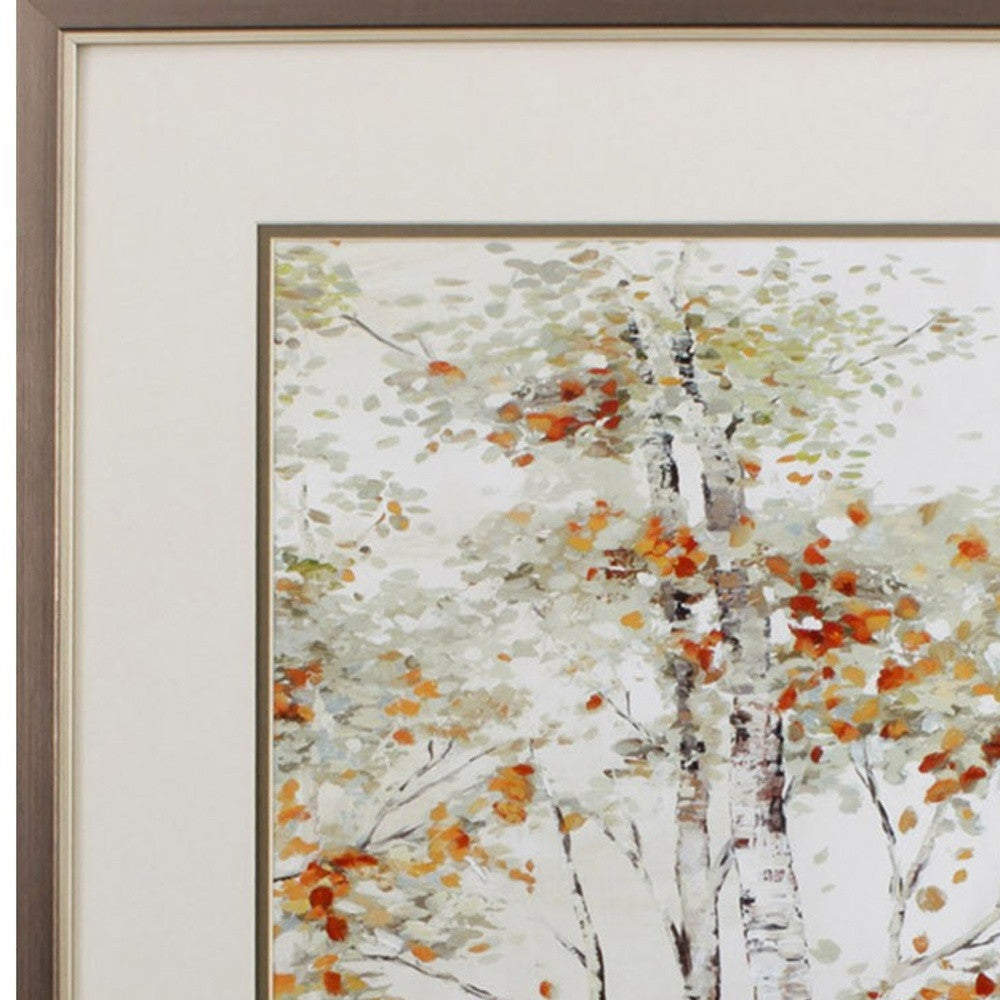 Set of Two Trees in the Fall Wall Art