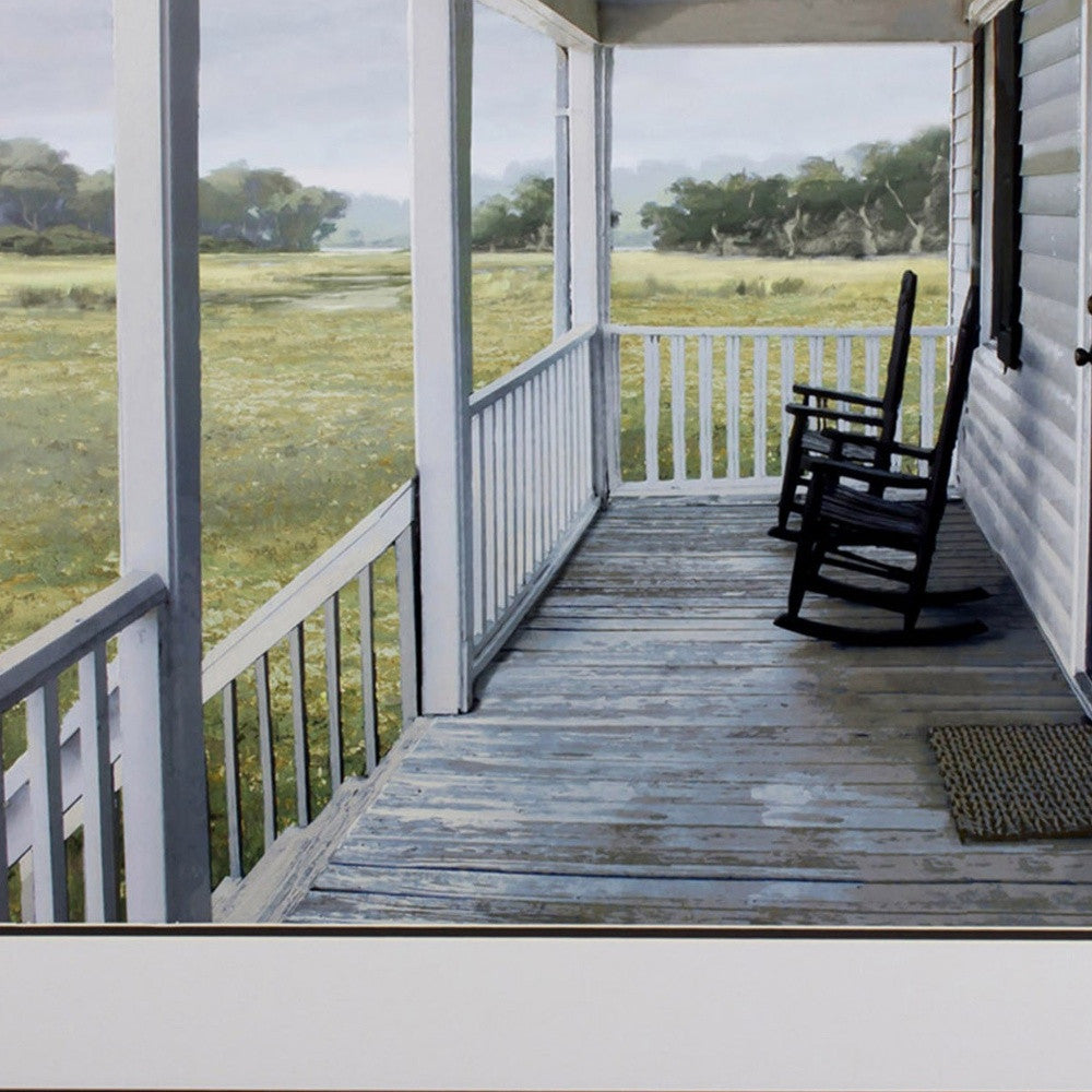 Farmhouse Back Porch Scene Wall Art