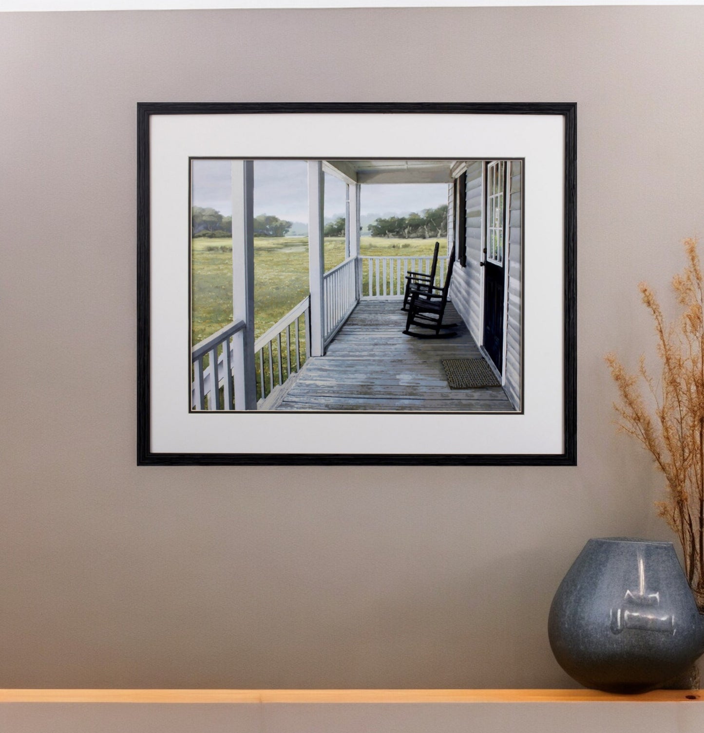 Farmhouse Back Porch Scene Wall Art