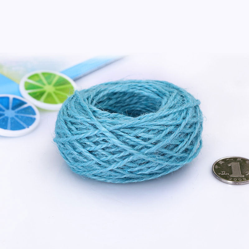 Color hemp rope