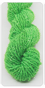 Hand knitted medium thick acrylic thread