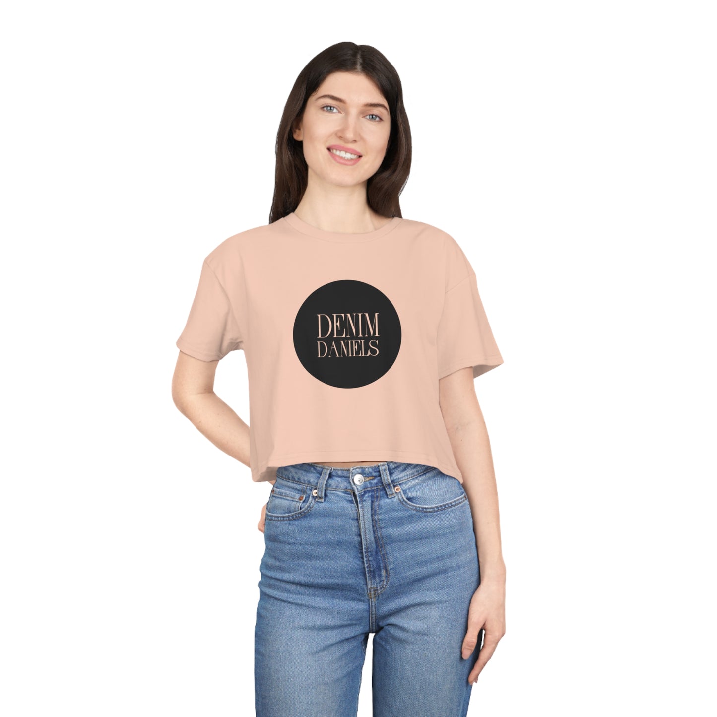 Denim Daniels Logo  Crop Tee