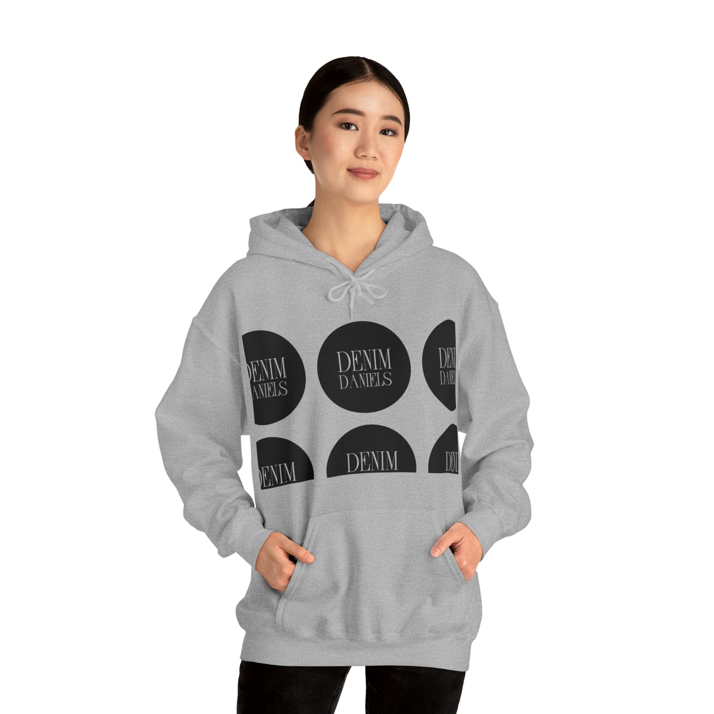 Demin Daniels Logo Hooded Sweatshirt