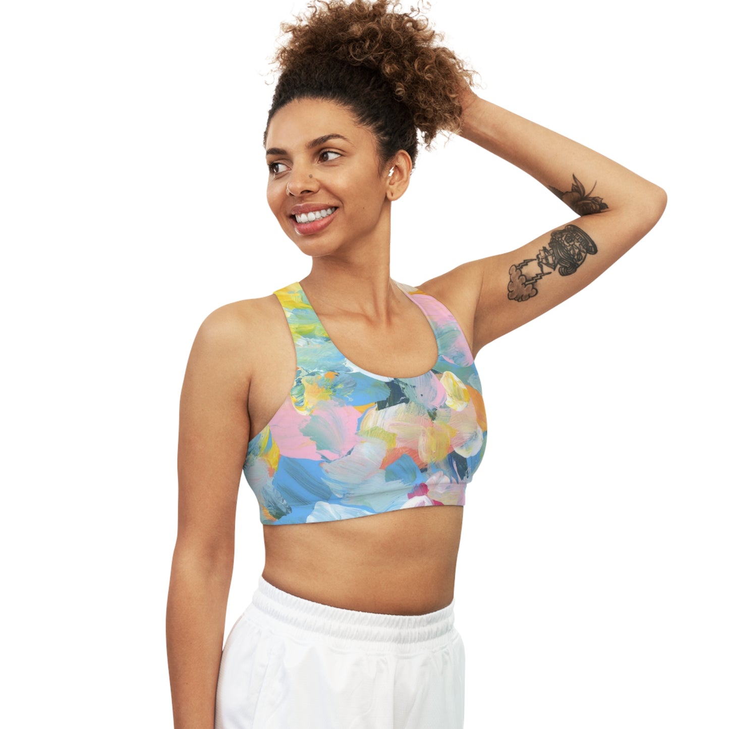 Garden Canvas Seamless Sports Bra