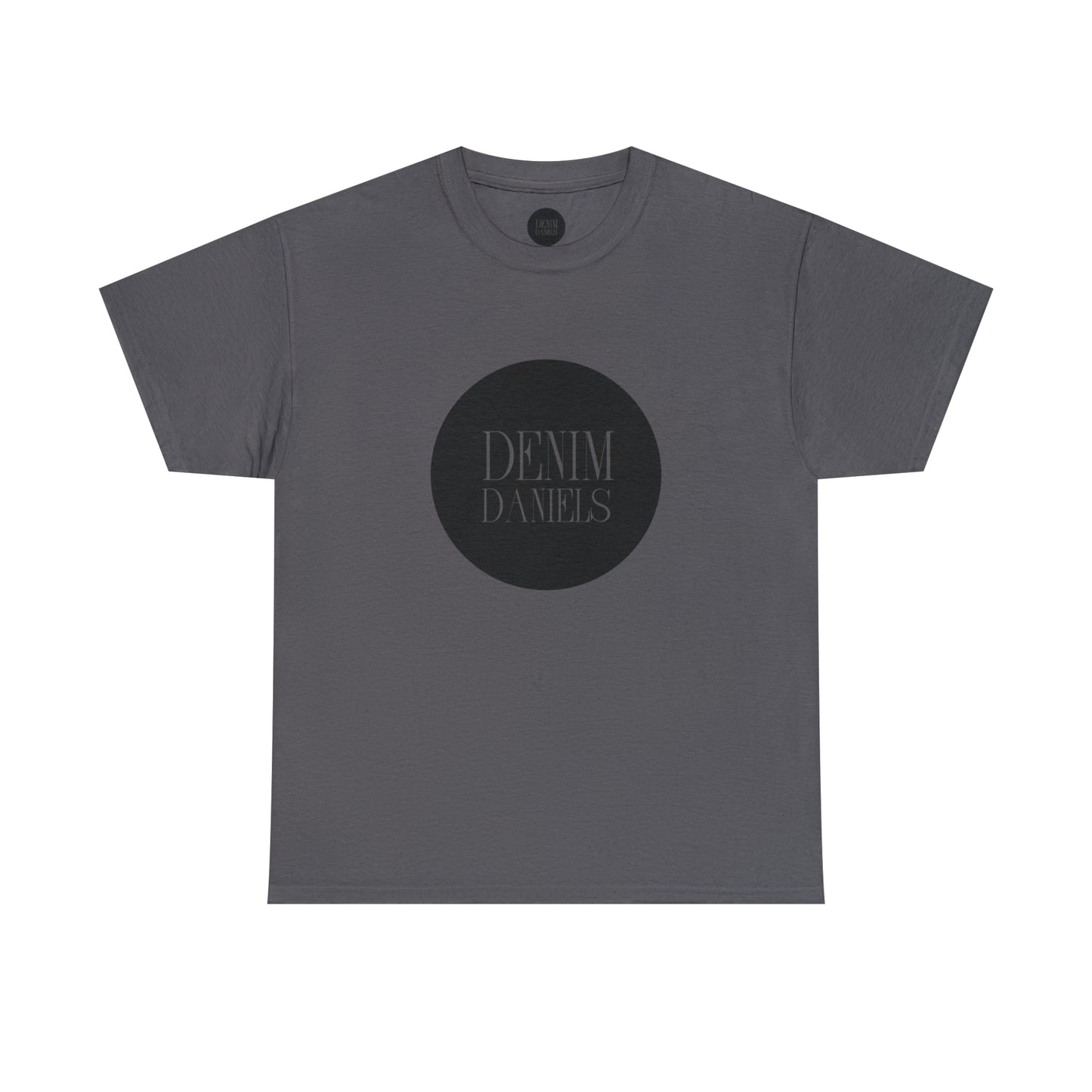 Camiseta de algodón grueso con logo de Denim Daniels