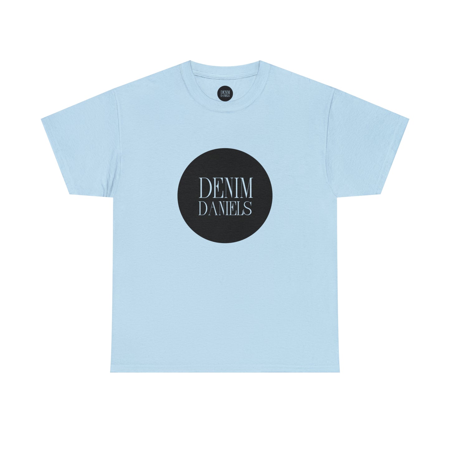 Camiseta de algodón grueso con logo de Denim Daniels