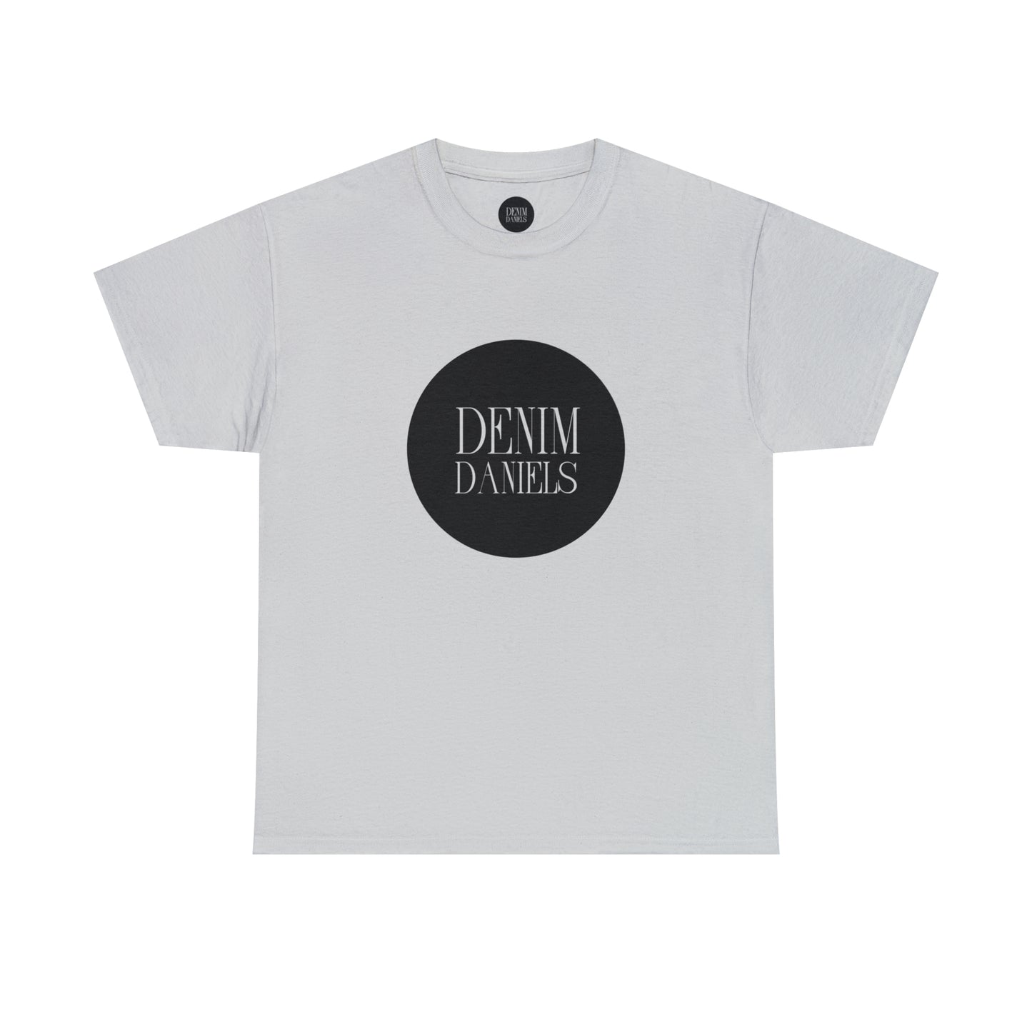 Camiseta de algodón grueso con logo de Denim Daniels