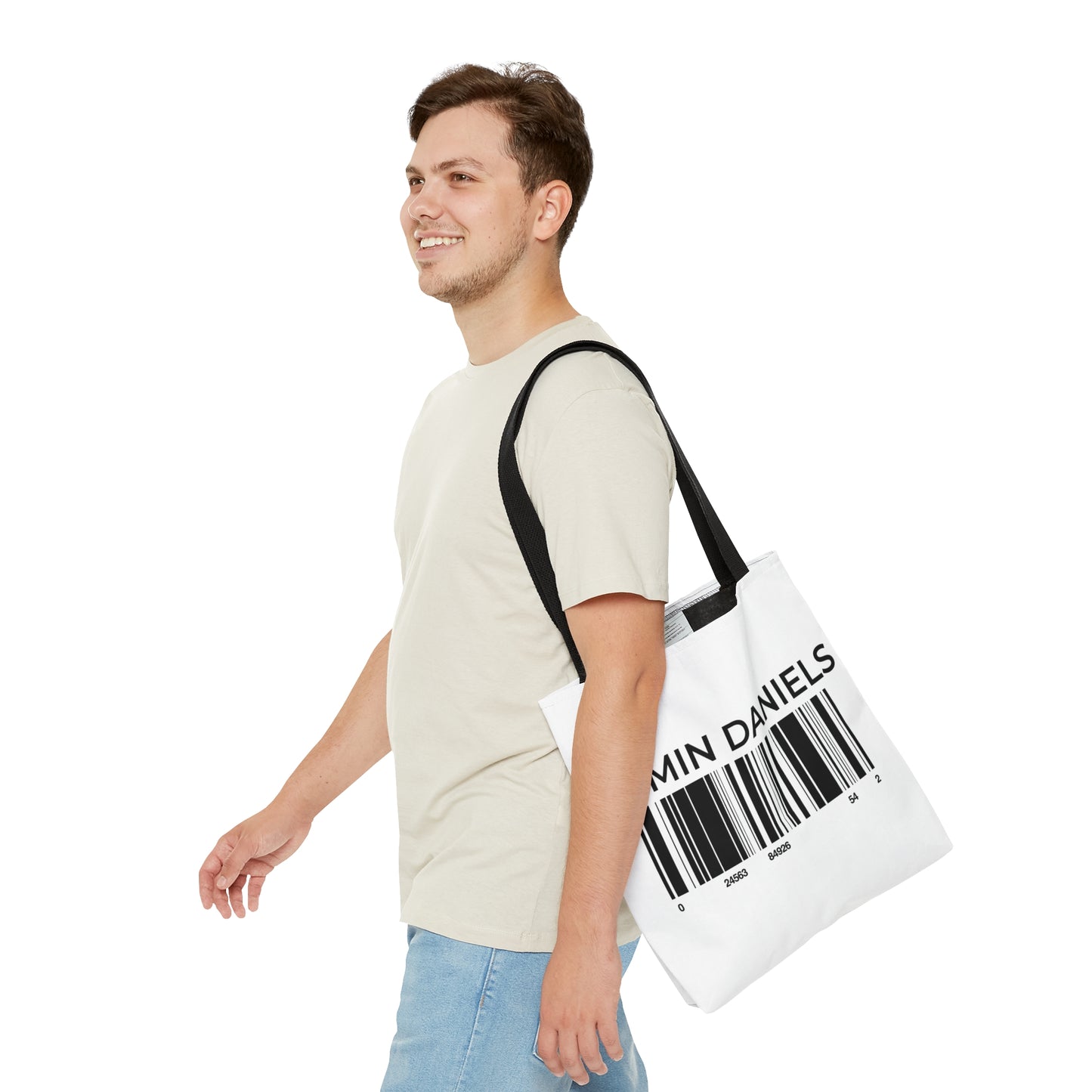 Demin Daniels Barcode Tote Bag