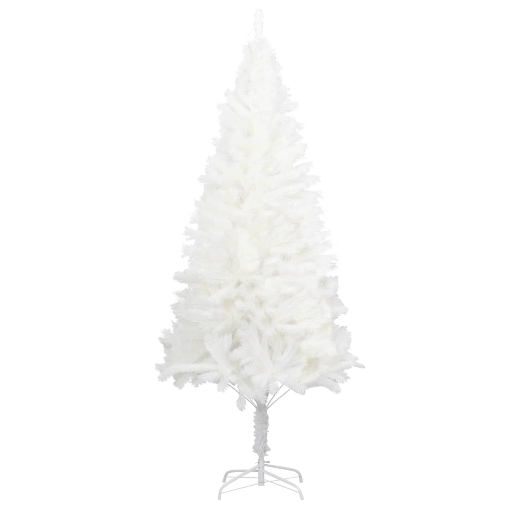 vidaXL Artificial Christmas Tree with Stand White PE Holiday Decor Multi Sizes-25