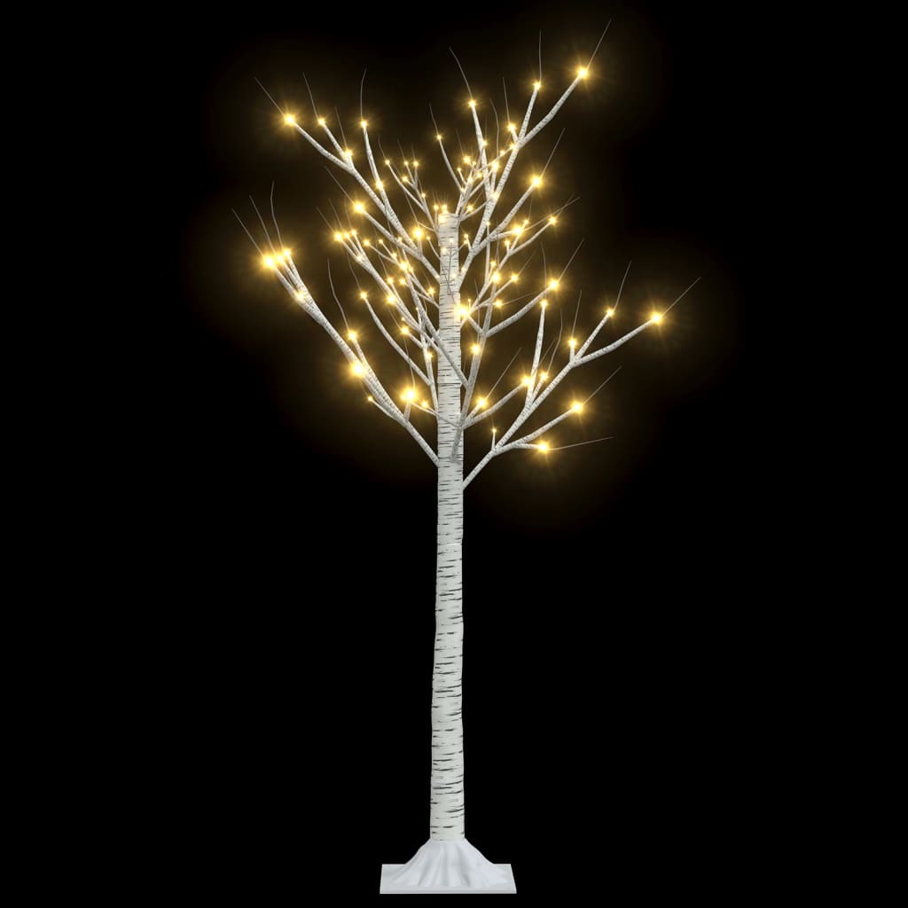 vidaXL 128/156/200/220x Christmas Tree Willow Outdoor Cold White/Warm White-1