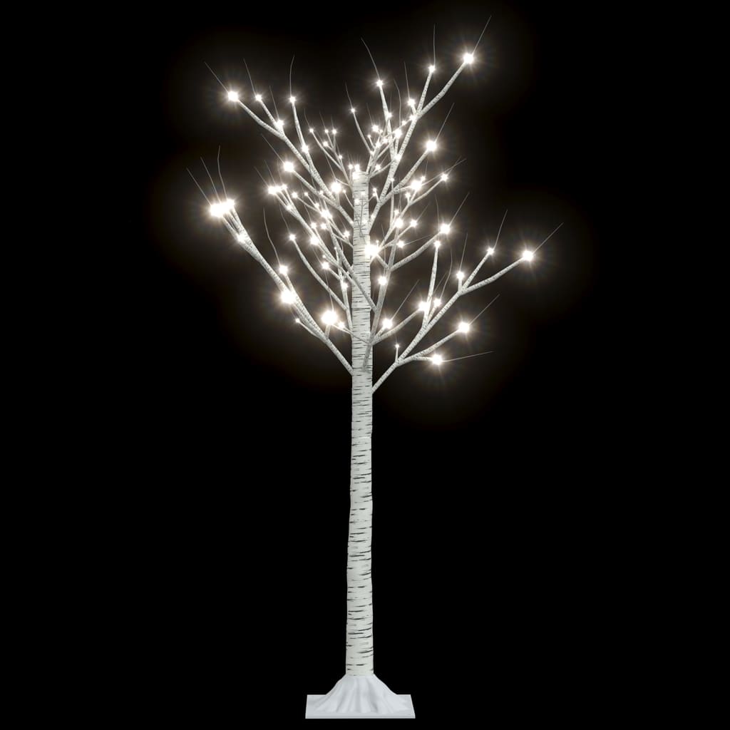 vidaXL 128/156/200/220x Christmas Tree Willow Outdoor Cold White/Warm White-4