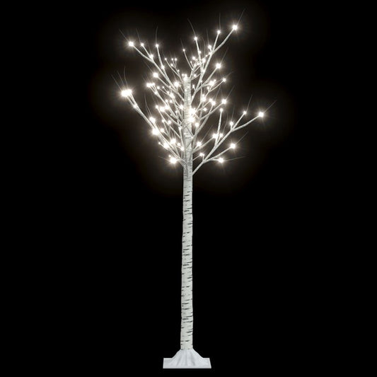 vidaXL 128/156/200/220x Christmas Tree Willow Outdoor Cold White/Warm White-10