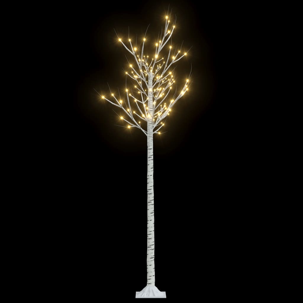 vidaXL 128/156/200/220x Christmas Tree Willow Outdoor Cold White/Warm White-13