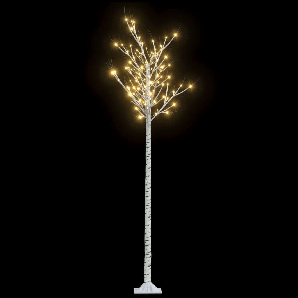 vidaXL 128/156/200/220x Christmas Tree Willow Outdoor Cold White/Warm White-19