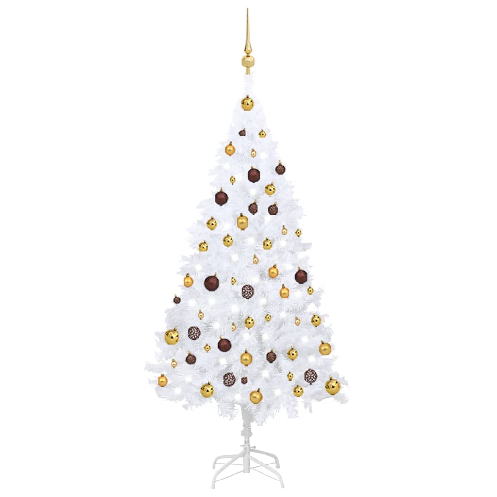 vidaXL Artificial Christmas Tree w/LEDs&Ball Set Decor Multi Colors/Sizes-6