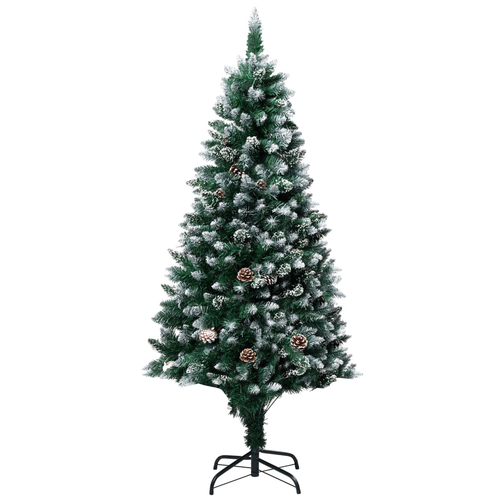 vidaXL Artificial Christmas Tree w/LEDs&Ball Set&Pinecones Multi Colors/Sizes-9