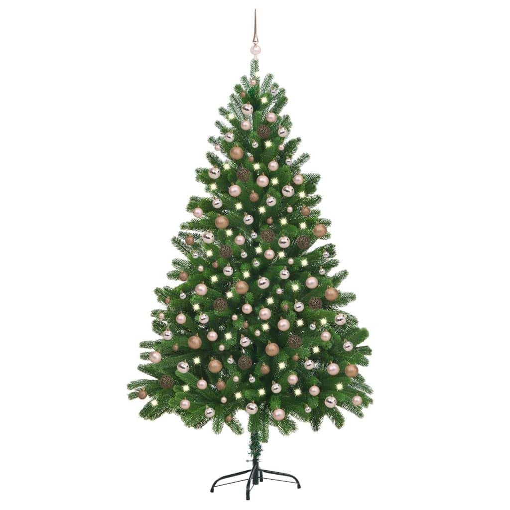 vidaXL Artificial Christmas Tree with LEDs&Ball Set Xmas Multi Colors/Sizes-20