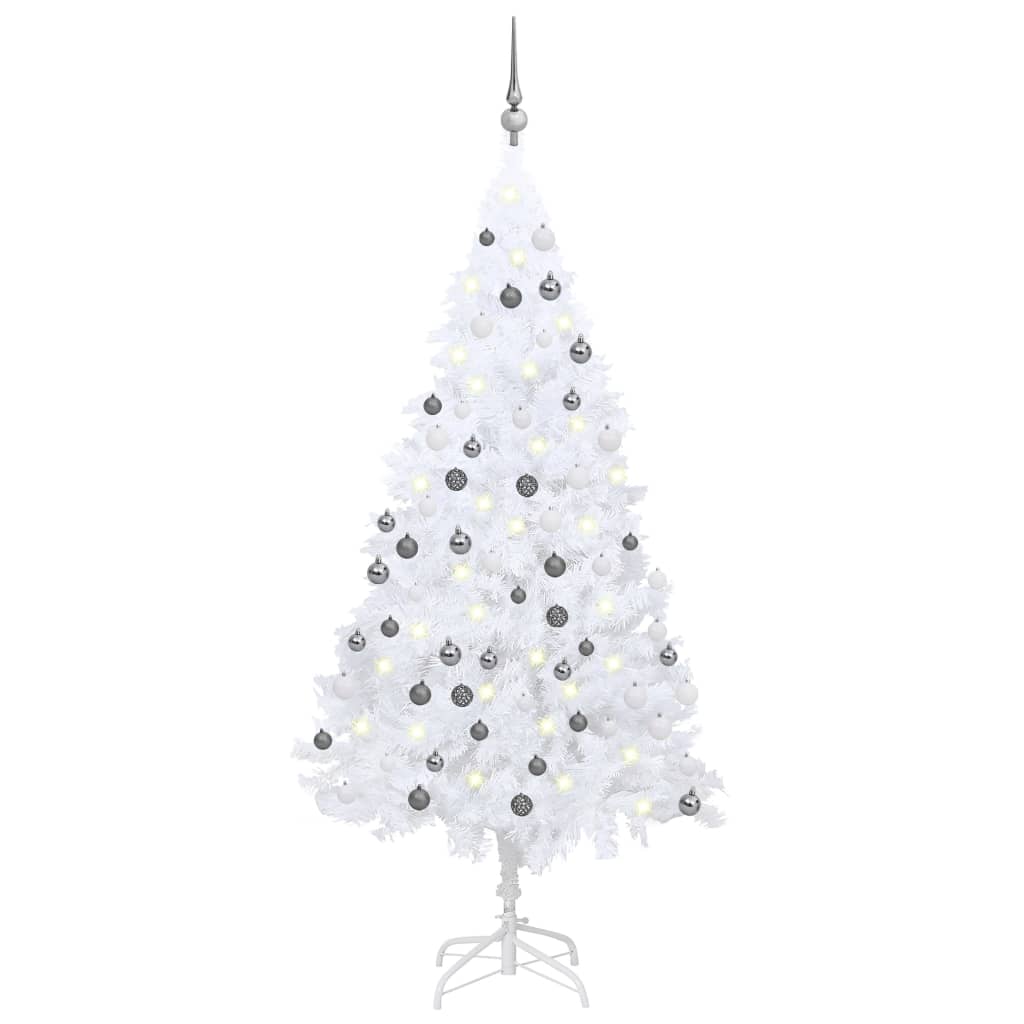 vidaXL Artificial Christmas Tree w/LEDs&Ball Set Decor Multi Colors/Sizes-22
