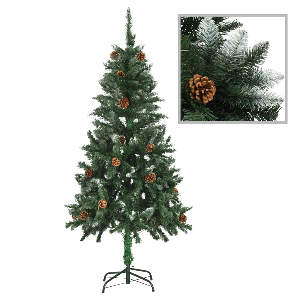 vidaXL Artificial Christmas Tree with LEDs&Ball Set&Pine Multi Colors/Sizes-33