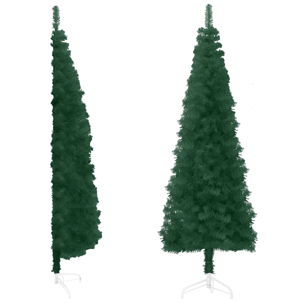 vidaXL Slim Artificial Half Christmas Tree with Stand Decor Multi Colors/Sizes-21