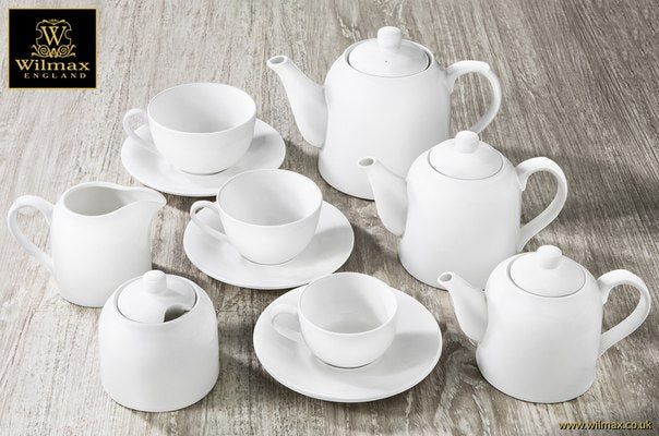 White 8 Oz | 250 Ml Tea Cup & Saucer-16