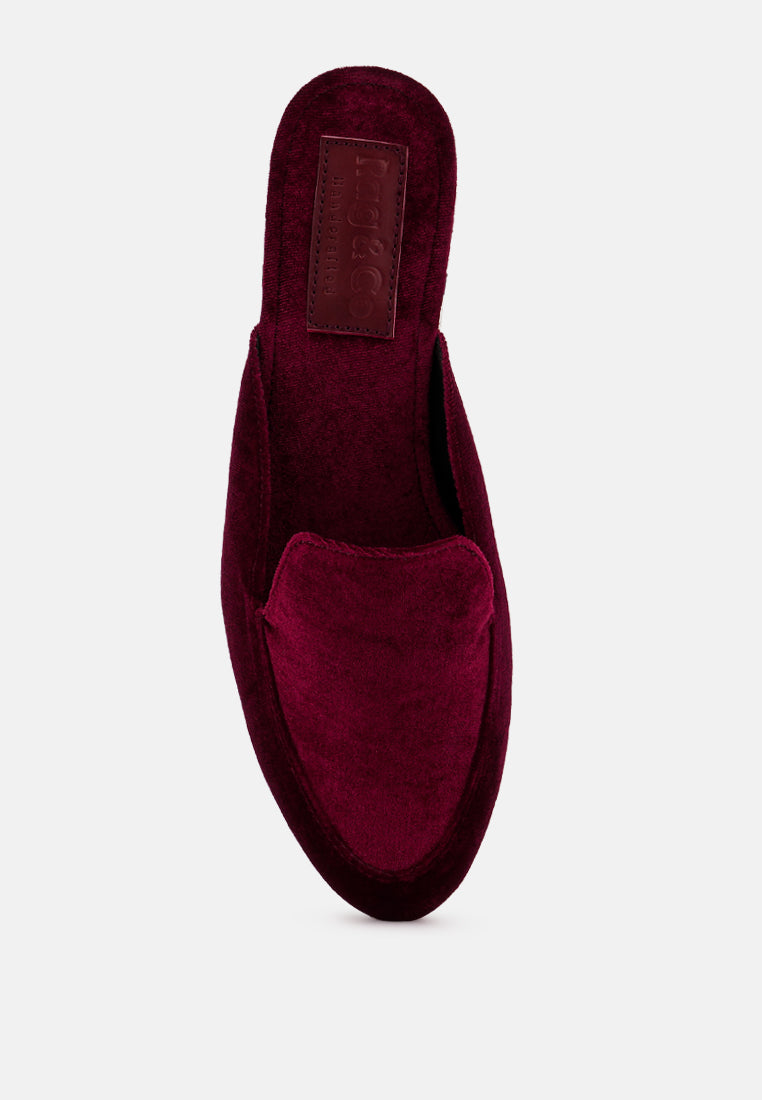 batiste velvet handcrafted mules-12