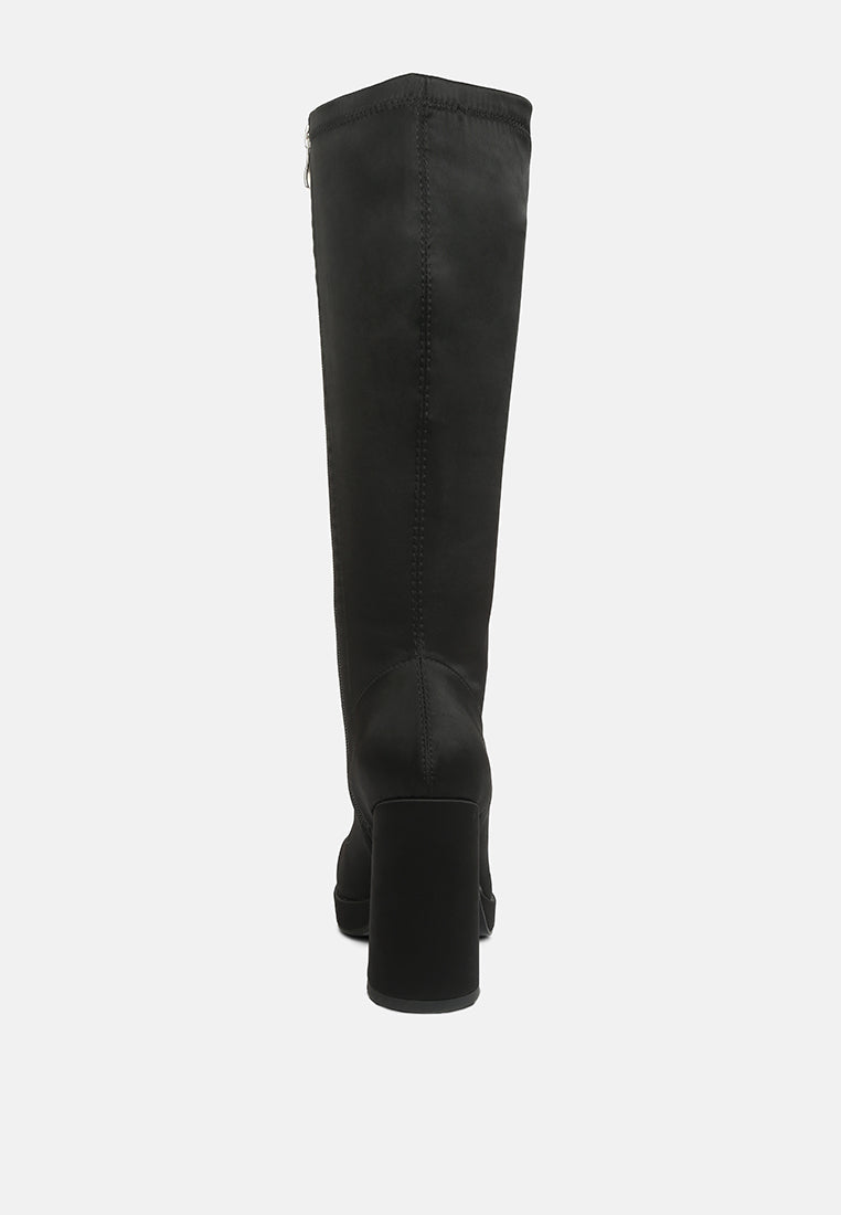 presto stretchable satin long boot-18