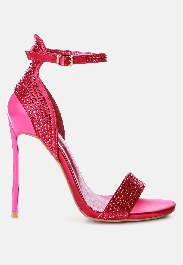 magnate rhinestone embellished stiletto sandals-0