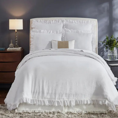 Belgian Natural Linen Duvet Cover and Shams