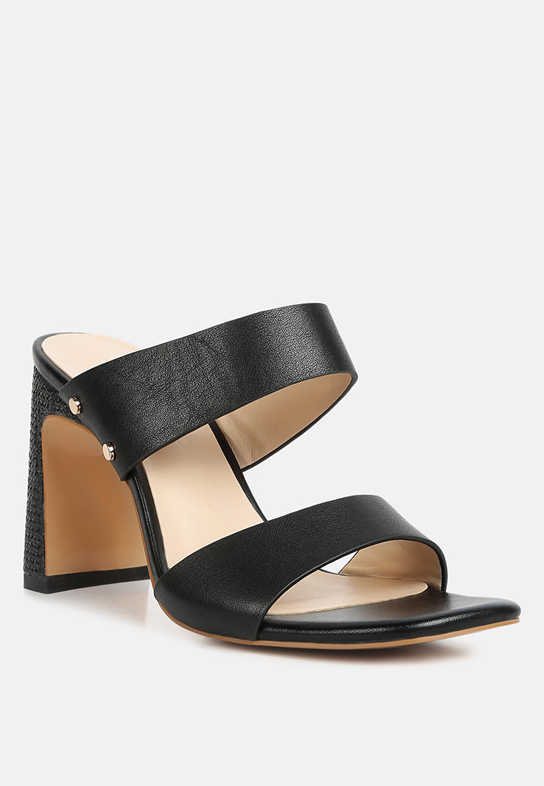 alodia Slim block heel sandals-22