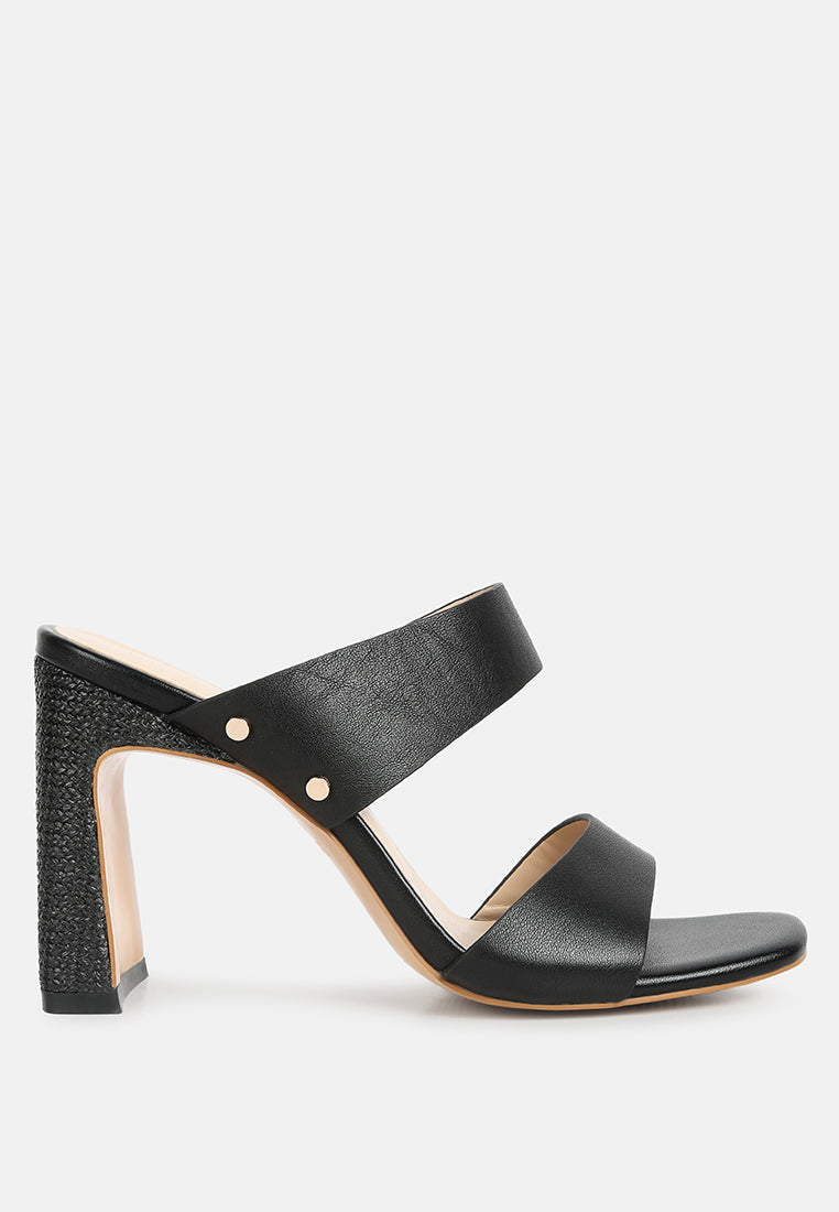 alodia Slim block heel sandals-21