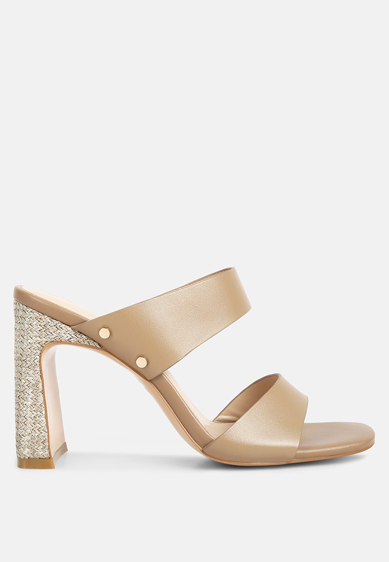 alodia Slim block heel sandals-0