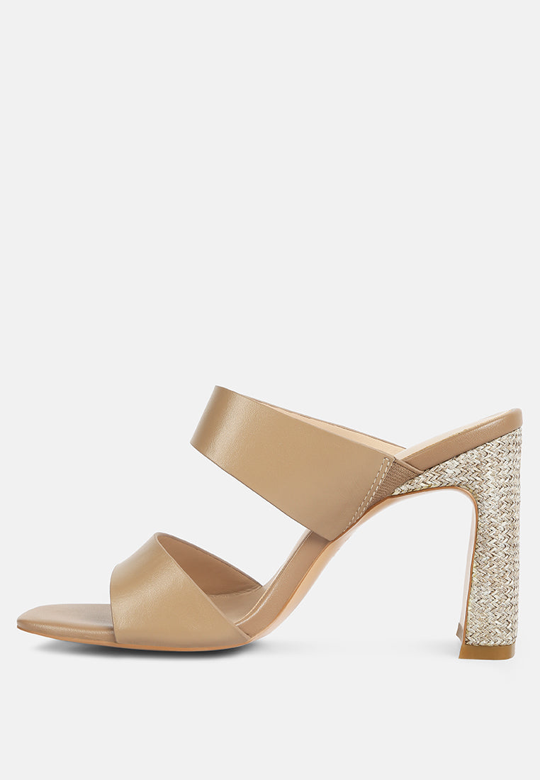 alodia Slim block heel sandals-3