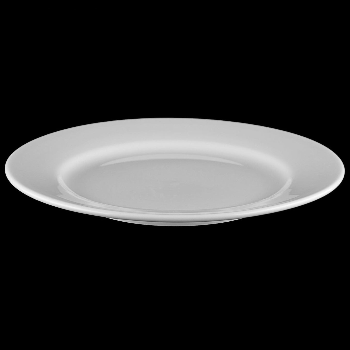 Professional Rolled Rim White Dessert Plate 7" inch | 18 Cm-1