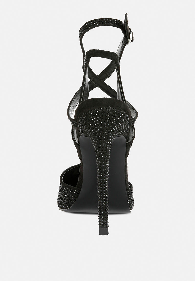 charmer diamante studded high heeled sandal-25