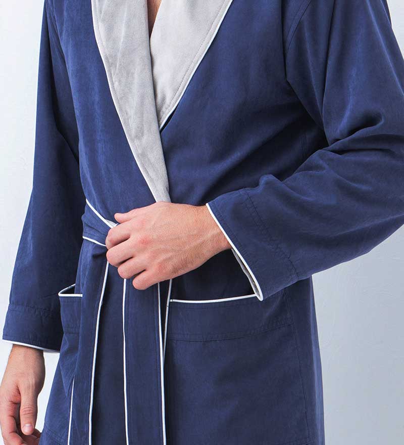 Men's Luxury Microfiber Spa Robe-18