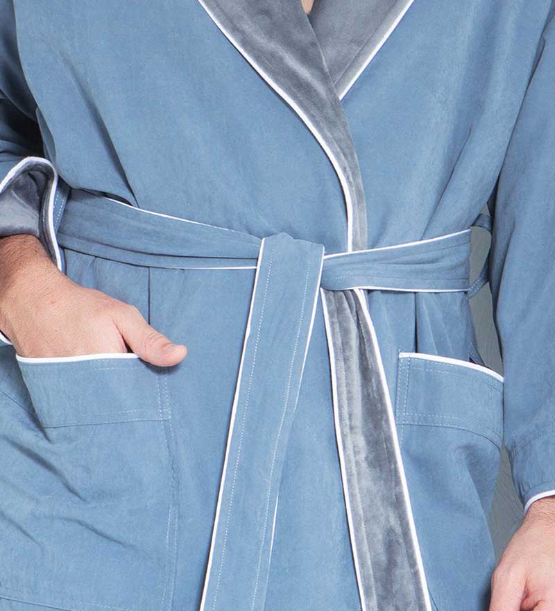 Men's Luxury Microfiber Spa Robe-2