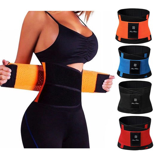 Sweat Neoprene Weight Loss Body Shaper Waist Trainer Cincher Corsets Best Workout Sauna Suit Thermo Slimming Belt for Women-0