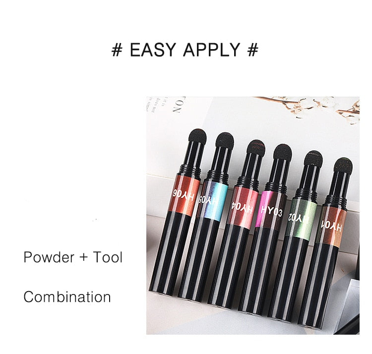 Hot 6 Color Nail Air Cushion Powder Pen Magic Aurora Mirror Effect Nail Polish Gel Pencil Nail Art Chalk Makeup Tool-32