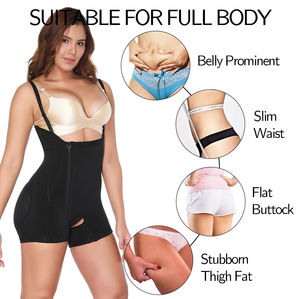 Shapewear Women Firm Control Bodysuit for Weight Loss Slimming Full Body Shaper Corrective Underwear Compression Waist Cincher-18