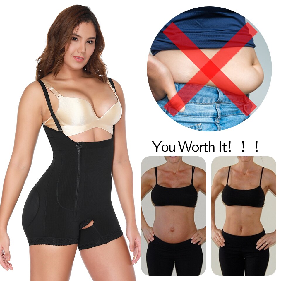 Shapewear Women Firm Control Bodysuit for Weight Loss Slimming Full Body Shaper Corrective Underwear Compression Waist Cincher-14