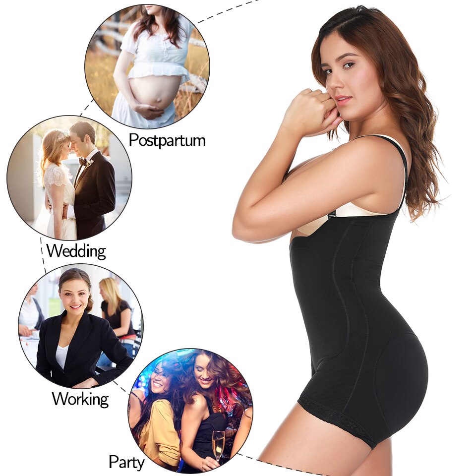 Shapewear Women Firm Control Bodysuit for Weight Loss Slimming Full Body Shaper Corrective Underwear Compression Waist Cincher-30