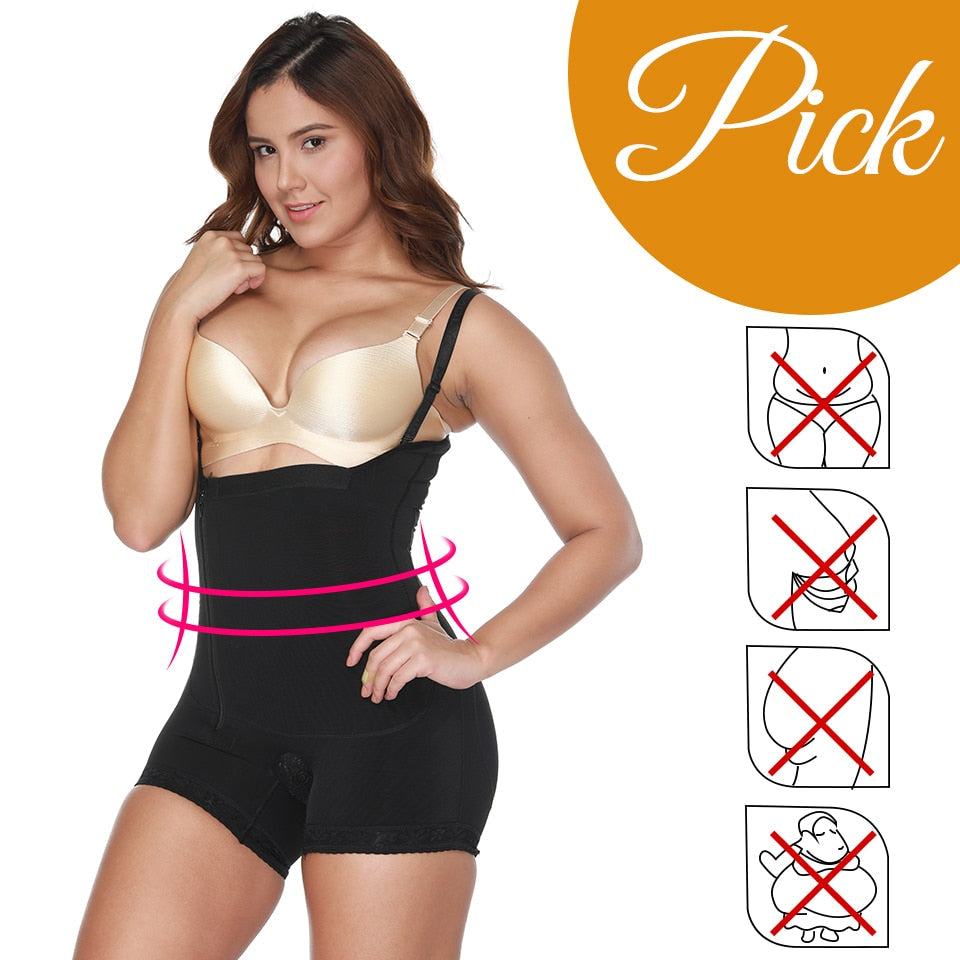 Shapewear Women Firm Control Bodysuit for Weight Loss Slimming Full Body Shaper Corrective Underwear Compression Waist Cincher-17