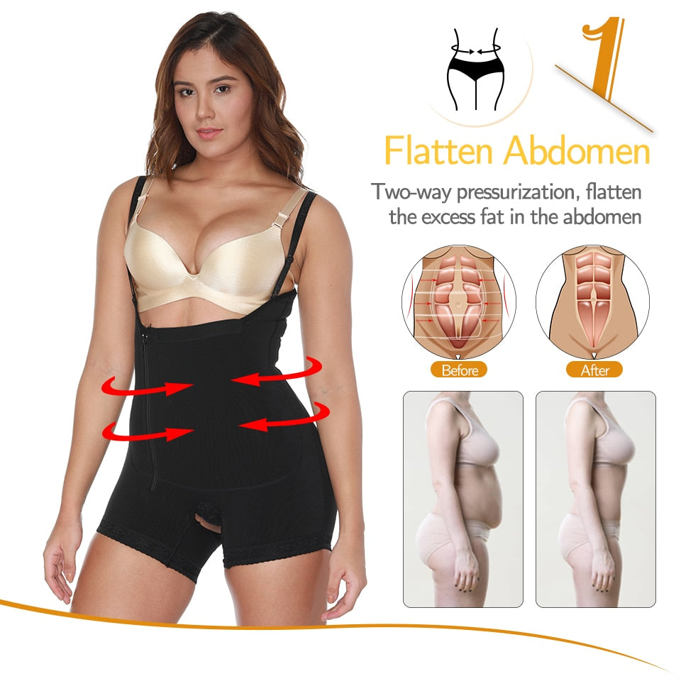 Shapewear Women Firm Control Bodysuit for Weight Loss Slimming Full Body Shaper Corrective Underwear Compression Waist Cincher-15