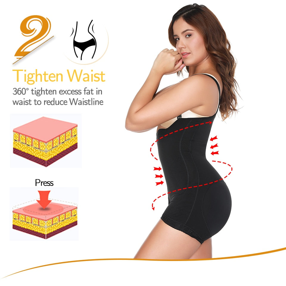 Shapewear Women Firm Control Bodysuit for Weight Loss Slimming Full Body Shaper Corrective Underwear Compression Waist Cincher-7