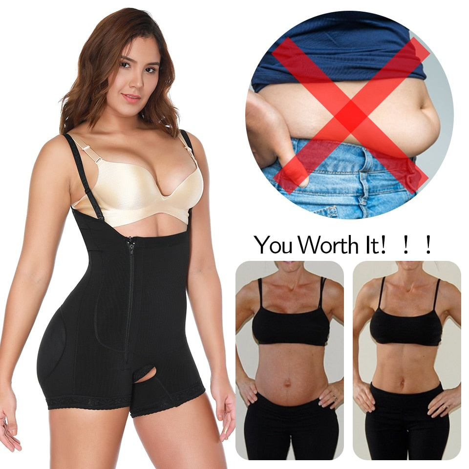 Shapewear Women Firm Control Bodysuit for Weight Loss Slimming Full Body Shaper Corrective Underwear Compression Waist Cincher-27