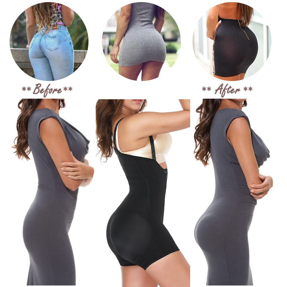 Shapewear Women Firm Control Bodysuit for Weight Loss Slimming Full Body Shaper Corrective Underwear Compression Waist Cincher-16